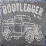 BOOTLEGGER SLATE COASTER