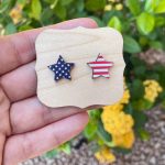 Stars & Stripes Star Studs